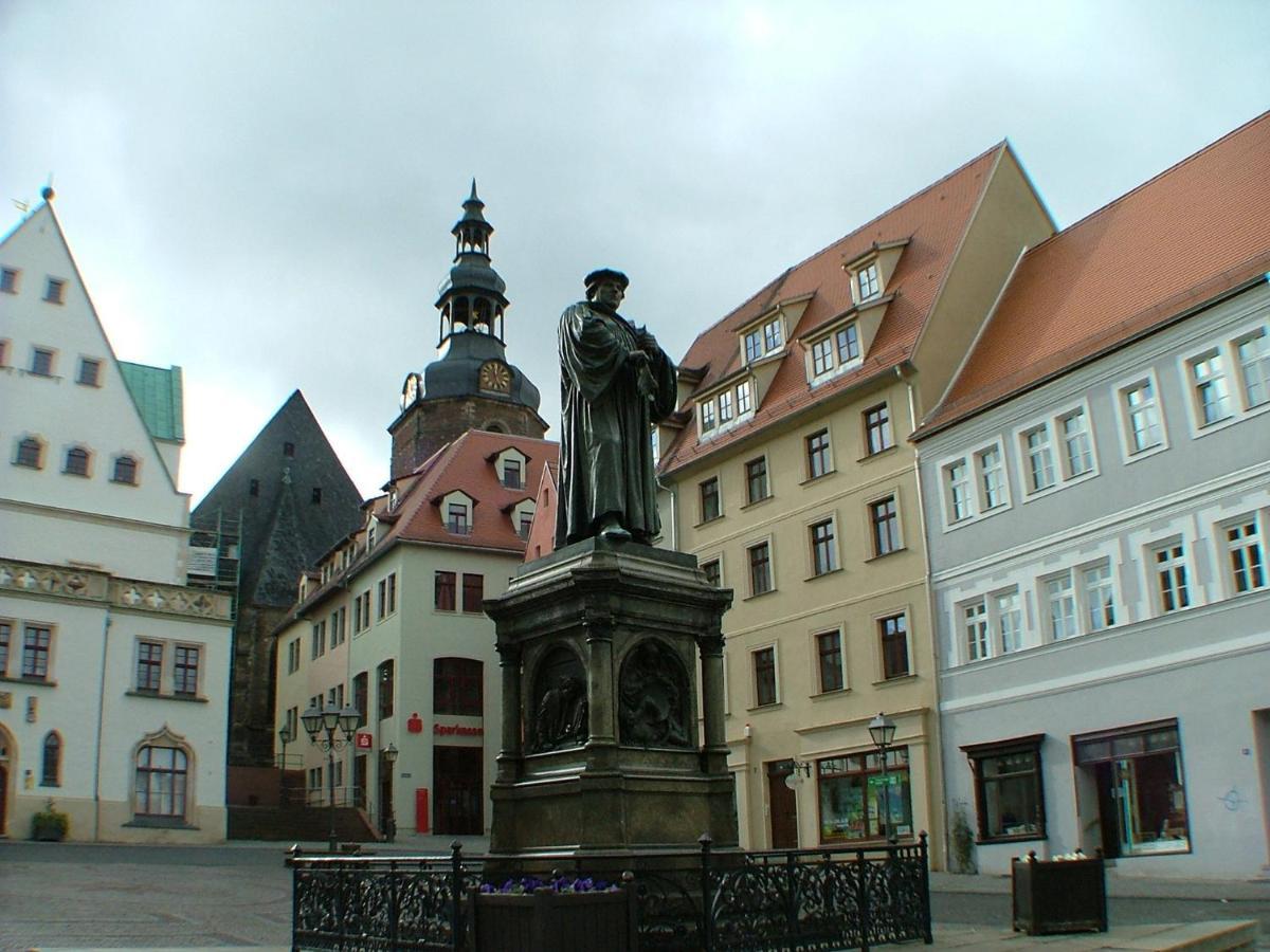 Hotel Garni Pension Zur Lutherstadt Lutherstadt Eisleben Buitenkant foto